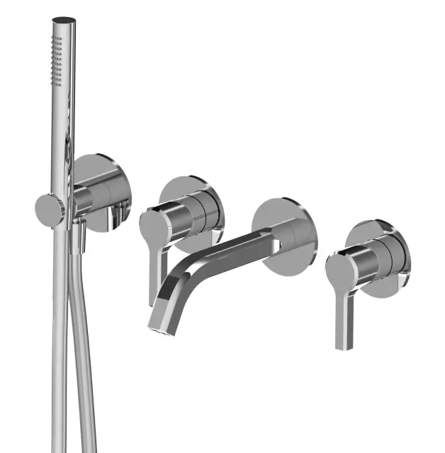 Treemme Aurelia Смеситель для душа встраиваемый, 2 потребителя, внешняя часть, цвет: chrome RWIT2CD8CC01