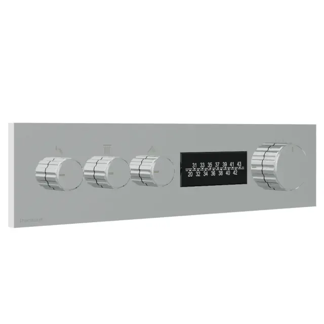 Treemme W-70s Смеситель для душа термостатический встраиваемый, 3 потреб., внеш. часть, цвет: chrome RWIT7B94CC01