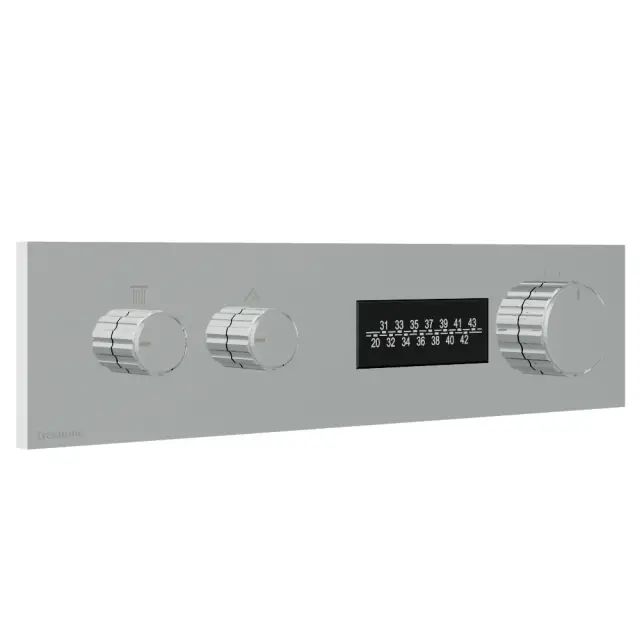 Treemme W-70s Смеситель для душа термостатический встраиваемый, 2 потреб., внеш. часть, цвет: chrome RWIT7B86CC01