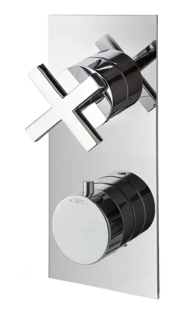 Treemme Shower Смеситель для душа термостатический встраиваемый, 2 потребителя, цвет: chrome RWIT8A46CC10