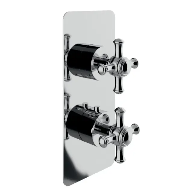Treemme Old Italy Смеситель для душа термостатический встр., 2 потребителя, внеш. часть, цвет:chrome RWIT8A46CC40