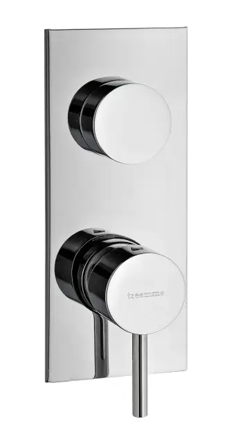 Treemme X-change mono Смеситель для душа встраиваемый, 3 потребителя, внешняя часть, цвет: chrome RWIT58A3CC01