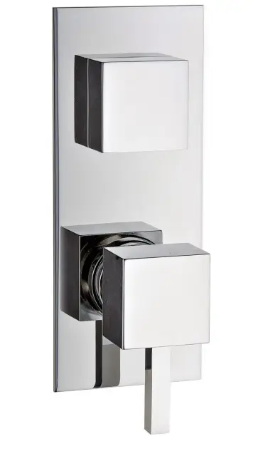 Treemme X-change mono Смеситель для душа встраиваемый, 2 потребителя, внешняя часть, цвет: chrome RWIT76A2CC02