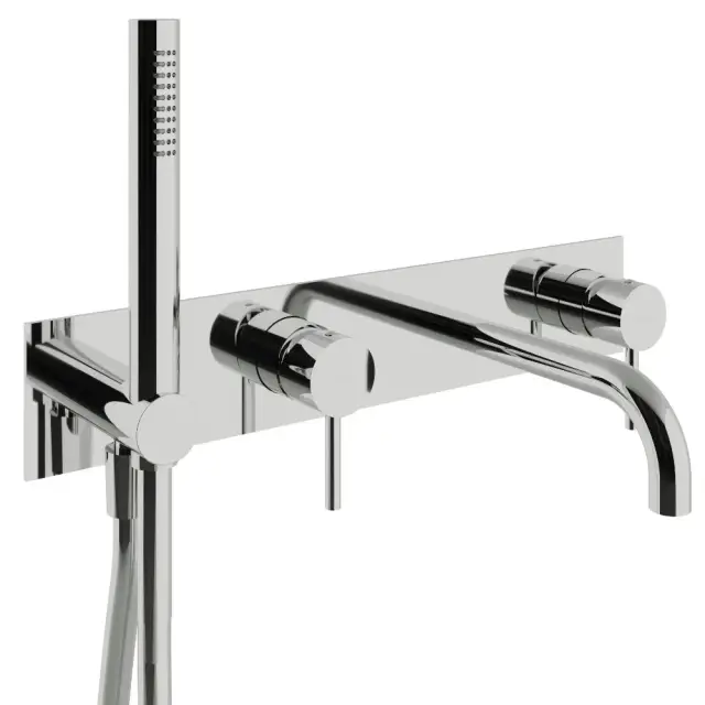 Treemme X-change mono Смеситель для душа встраиваемый, 2 потребителя, внешняя часть, цвет: chrome RWIT75D7CC01