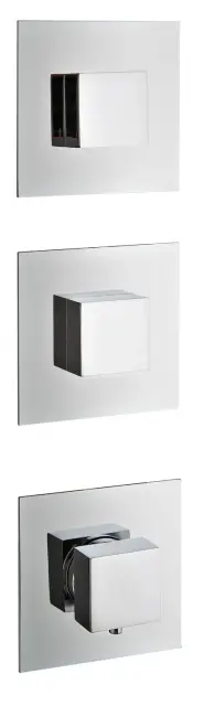 Treemme X-change Смеситель для душа термостатический встр., 2 потреб., внешняя часть, цвет:chrome RWIT7274CC31