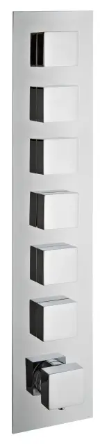 Treemme X-change Смеситель для душа термостатический встр., 6 потребителей, внеш. часть, цвет:chrome RWIT7264CC32