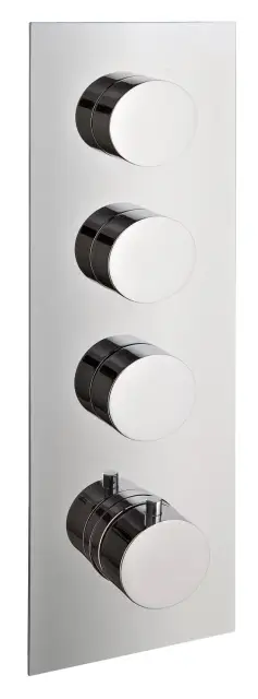 Treemme X-change Смеситель для душа термостатический встр., 3 потреб., внешняя часть, цвет:chrome RWIT7294CC35