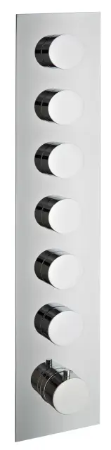 Treemme X-change Смеситель для душа термостатический встр., 6 потребителей, внеш. часть, цвет:chrome RWIT7264CC35