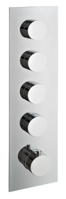 Treemme X-change Смеситель для душа термостатический встр., 4 потреб., внешняя часть, цвет:chrome RWIT7297CC35