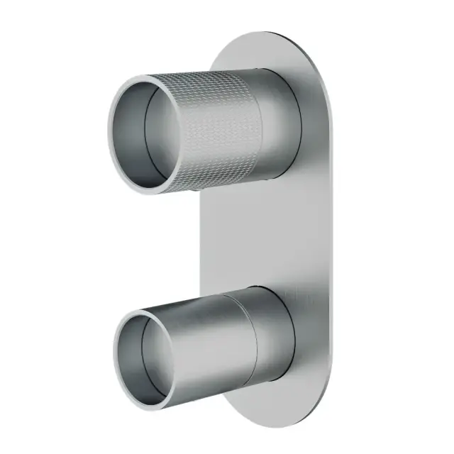 Treemme Watertube Смеситель для душа встраиваемый, 3 потреб., внешняя часть, цвет: нержавеющая сталь RWIT4AA3IS01