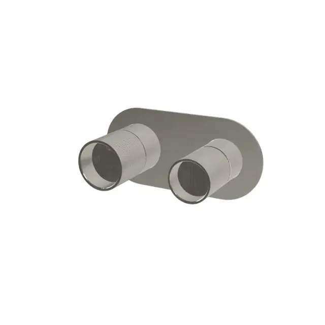 Treemme Watertube Смеситель для душа встраиваемый, 2 потреб., внешняя часть, цвет: нержавеющая сталь RWIT4AE2IS01