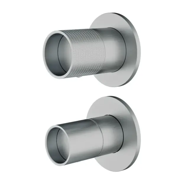 Treemme Watertube Смеситель для душа встраиваемый, 3 потреб., внешняя часть, цвет: нержавеющая сталь RWIT4AC3IS01