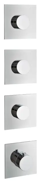 Treemme Up+ Смеситель для душа термостатический встраиваемый, 3 потреб., внешняя часть, цвет: chrome RWIT7275CC36