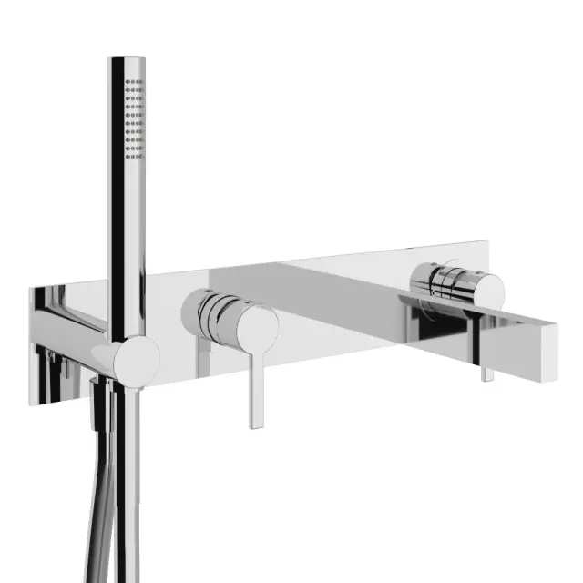 Treemme Time-Time out Смеситель для душа встраиваемый, 2 потребителя, внешняя часть, цвет: chrome RWIT51D7CC01