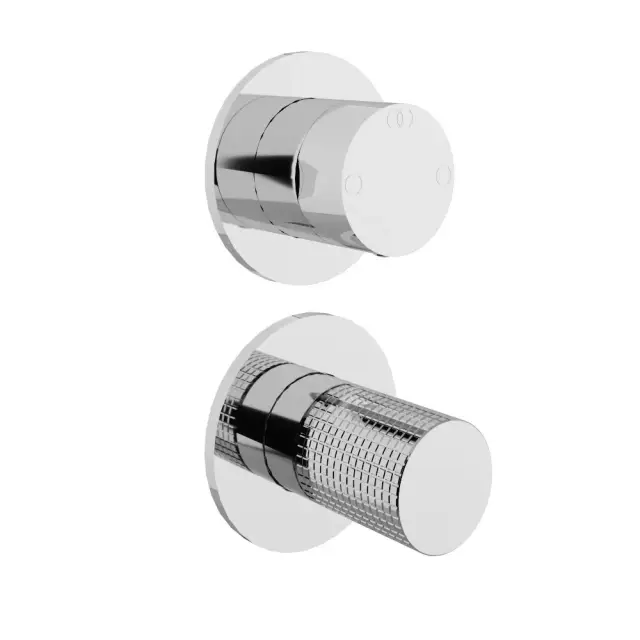 Treemme T30 Смеситель для душа термостатический встраиваемый, 2 потреб., внешняя часть, цвет: chrome RWIT5BC2CCZ4