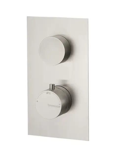 Treemme Showers Inox Смеситель для душа термостатический встр., 2 потреб., цвет: нержавеющая сталь RWIT8A46IS03