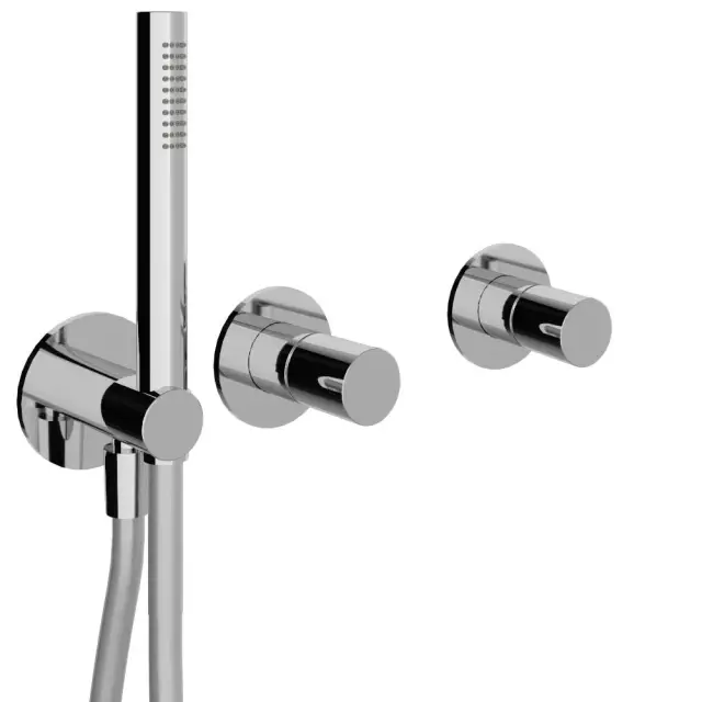 Treemme T30 Смеситель для душа встраиваемый, 2 потребителя, внешняя часть, цвет: chrome RWIT5BD9CC01