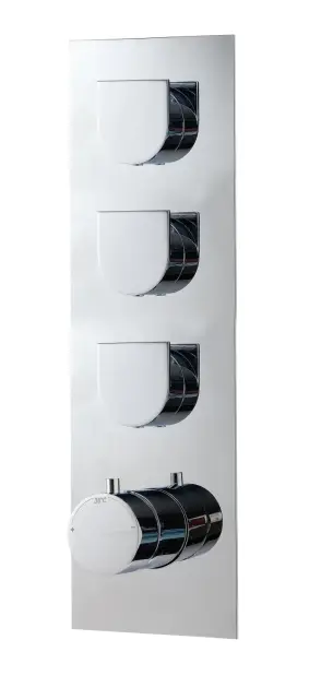 Treemme Ran Смеситель для душа термостатический встраиваемый, 3 потреб., внешняя часть, цвет: chrome RWIT7294CC54