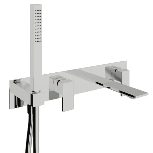 Treemme Q30 Смеситель для душа встраиваемый, 2 потребителя, внешняя часть, цвет: chrome RWIT4BD7CC01