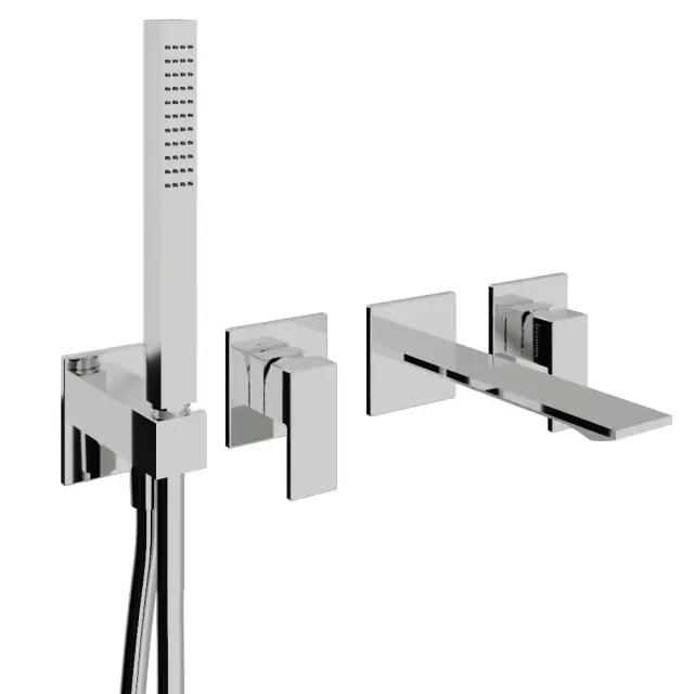 Treemme Q30 Смеситель для душа встраиваемый, 2 потребителя, внешняя часть, цвет: chrome RWIT4BD8CC01