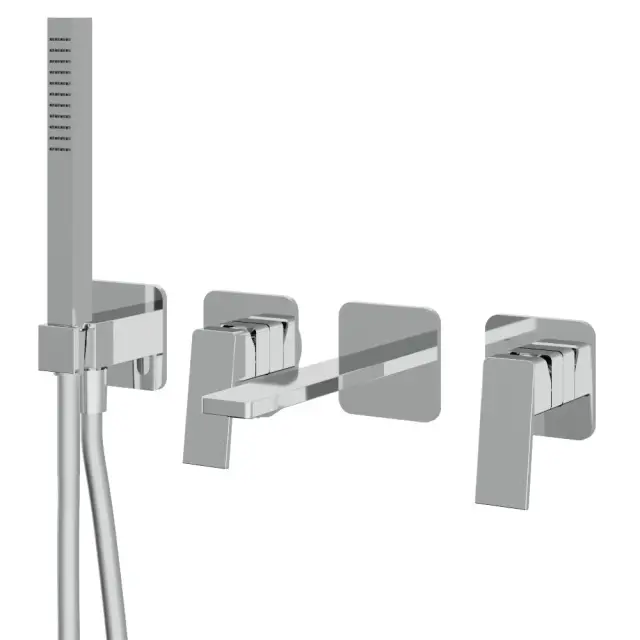 Treemme PA36 Смеситель для душа встраиваемый, 2 потребителя, внешняя часть, цвет: chrome RWIT8BD8CC01