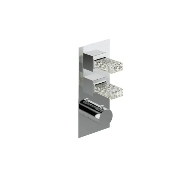 Treemme Kea Смеситель для душа термостатический встраиваемый, 2 потреб., внешняя часть, цвет: chrome RWIT7A86CCR_