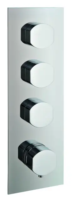 Treemme Hedo Смеситель для душа термостатический встраиваемый, 3 потреб., внешняя часть, цвет:chrome RWIT7294CC40