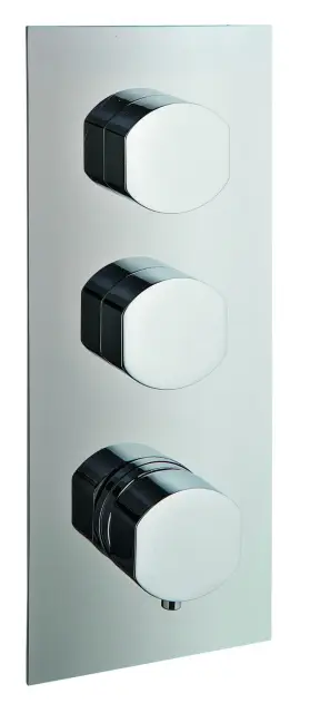 Treemme Hedo Смеситель для душа термостатический встраиваемый, 2 потреб., внешняя часть, цвет:chrome RWIT7286CC40