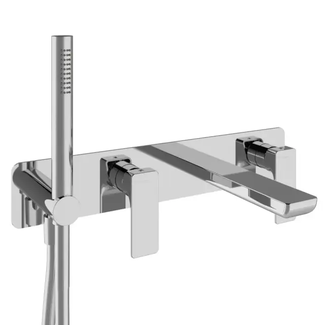 Treemme Hask Смеситель для душа встраиваемый, 2 потребителя, внешняя часть, цвет: chrome RWIT6AD7CC01