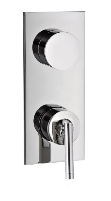 Treemme Arche Смеситель для душа встраиваемый, 2 потребителя, внешняя часть, цвет: chrome RWIT02A2CC01