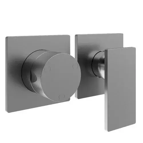 Treemme 5mm Смеситель для душа встраиваемый, 3 потребителя, внешняя часть, цвет: нержавеющая сталь RWIT28F3IS01