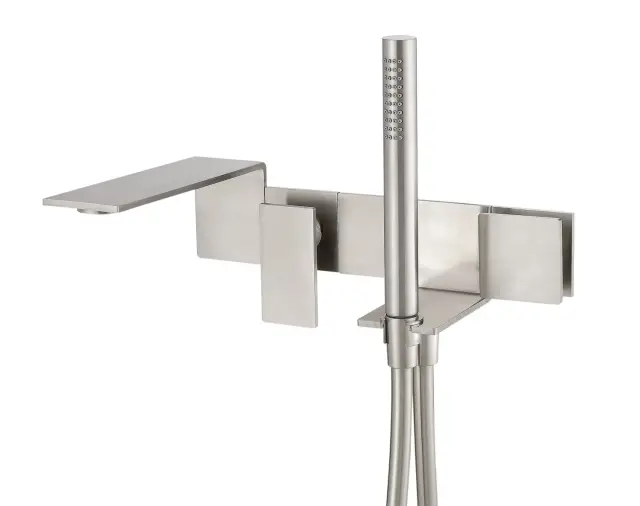 Treemme 5mm Смеситель для душа встраиваемый, 2 потребителя, внешняя часть, цвет: нержавеющая сталь RWIT2805IS12