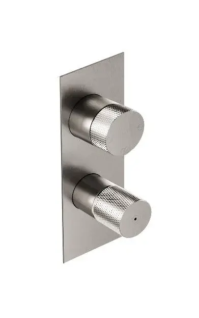 Treemme 22mm Смеситель для душа встраиваемый, 3 потребителя, внешняя часть, цвет: нержавеющая сталь RWIT11A3IS01