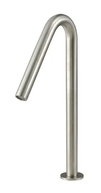 Treemme 22mm Высокий излив для раковины 34 см, цвет: нержавеющая сталь RWIT6054IS01