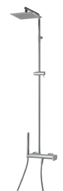 Treemme Ran Душевая стойка: смеситель, ручной душ 1 вид струи, шланг, верхний душ, цвет: chrome IT2260CCRNZZ