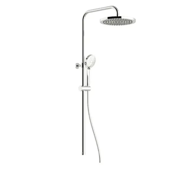 Treemme Shower Душевая стойка: ручной душ 1 вид струи, шланг, верхний душ, цвет: chrome RWIT5060CC01