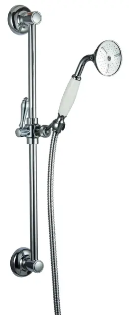 Treemme Piccadilly Душевой гарнитур: душ. лейка 1 вид струи, штанга, шланг, держатель, цвет: chrome RWIT2106CC04