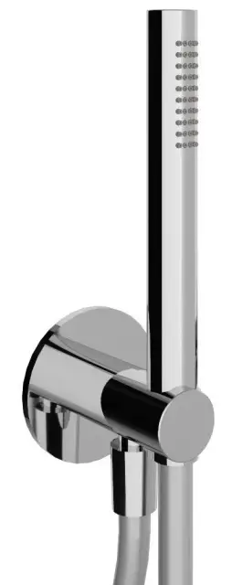 Treemme Bamboo Душевой гарнитур: душевая лейка 1 вид струи, держатель, шланг, цвет: chrome RWIT5BD4CC20