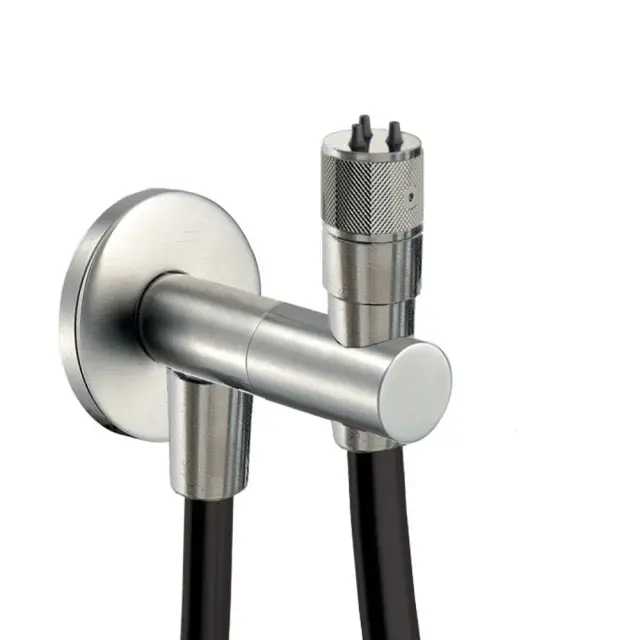 Treemme Showers Inox Гидроершик со шлангом 150 см, 1 вид струи, цвет: нержавеющая сталь RWIT6565IS15