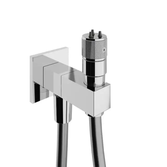 Treemme Arche Гидроершик со шлангом 150 см, 1 вид струи, цвет: chrome RWIT6565CC10