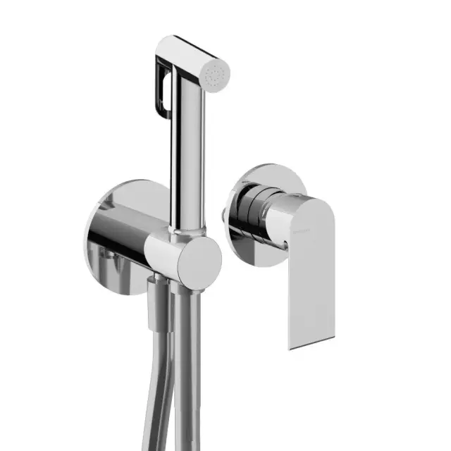 Treemme Bamboo Гигиенический душ со смесителем на 1 вид струи, цвет: chrome RWIT50D4CC30