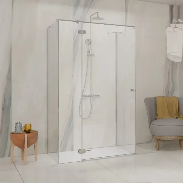 Radaway Torrenta KDJ+S Душевая дверь, правая 6 мм, Easy Clean 80х195h см, цвет: хром глянец 133380-01-01R