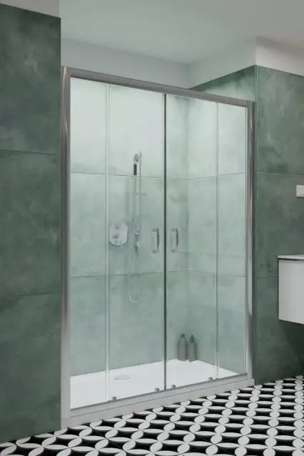 Radaway Premium Plus DWD Душевая дверь в нишу коричневая, Easy Clean 180х190h см, цвет: хром глянец 33373-01-08N