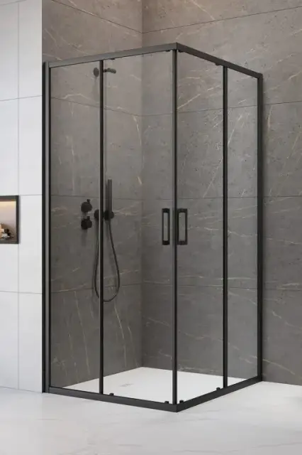 Radaway Premium Pro KDD Душевая дверь, правая, прозрачная 6 мм, Easy Clean 90х200h см, цвет: black 1017090-54-01R