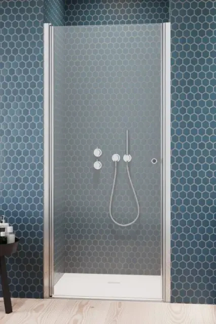 Radaway Eos DWJ I Душевая дверь в нишу, правая 6 мм, Easy Clean 80х197h см, цвет: хром глянец 137913-01-01R