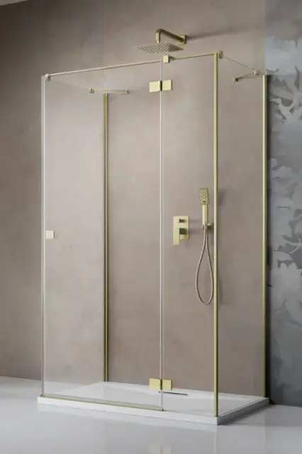 Radaway Essenza KDJ+S Душевая дверь, правая 6 мм, Easy Clean 110х200h см, цвет: brushed gold 1385023-99-01R
