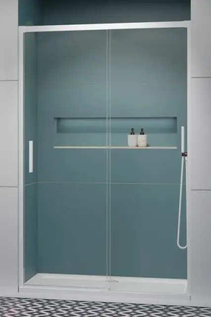 Radaway Idea DWJ Душевая дверь в нишу, правая, прозрачная 6 мм, Easy Clean 110х200h см, цвет: white 387015-04-01R