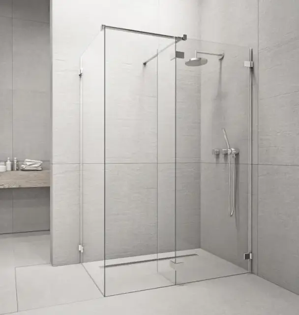 Radaway Euphoria Walk In W Боковая стенка, прозрачная 8 мм, Easy Clean 90х200h см, цвет: хром глянец 383121-01-01
