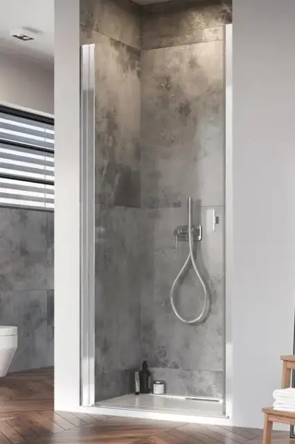 Radaway Nes 8 DWJ I Душевая дверь в нишу, левая 8 мм, Easy Clean 90х200h см, цвет: хром глянец 10076090-01-01L