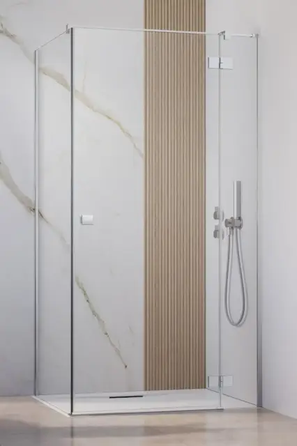 Radaway Essenza KDJ Душевая дверь, левая, прозрачная 6 мм, Easy Clean 120х200h см, цвет: хром глянец 1385042-01-01L